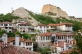 Aerial view of Melnik traditional architecture, Bulgaria