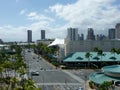 Aerial View Of Men's Wearhouse, Pier 1 Imports and Ward Village along Auahi stree