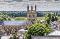 Aerial view of Merton College, oxford, england Royalty Free Stock Photo