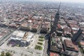 Aerial view of mexico city center