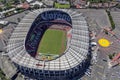 Aerial view of mexico city soccer aztec stadium