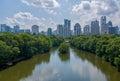 Aerial view of midtown Atlanta, Georgia in May 2023 Royalty Free Stock Photo