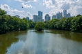 Aerial view of midtown Atlanta, Georgia in May 2023 Royalty Free Stock Photo