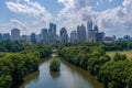 Aerial view of Atlanta, Georgia in May 2023 Royalty Free Stock Photo