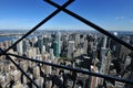 Aerial view midtown Manhattan