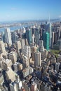 Aerial view of the Midtown (Manhattan, New York City). Royalty Free Stock Photo