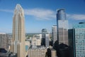 Aerial view of Minneapolis skyline