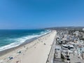 Aerial view of Mission Bay and beach in San Diego, California. USA. Royalty Free Stock Photo