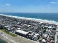 Aerial view of Mission Bay and beach in San Diego, California. USA. Royalty Free Stock Photo