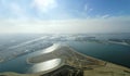 Aerial view of Mission Bay, San Diego Royalty Free Stock Photo