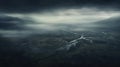 Organic Flowing Forms: A Moody Aerial View Of Norwegian Nature