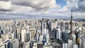 Avenida Paulista, Sao Paulo city, Brazil Royalty Free Stock Photo