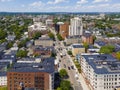 Cambridge city center aerial view, Massachusetts, USA Royalty Free Stock Photo