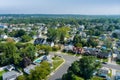 Aerial view modern residential district in American town, residential neighborhood in Sayreville NJ Royalty Free Stock Photo