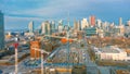 Aerial view of the modern skyline of downtown Toronto, Ontario, Canada Royalty Free Stock Photo