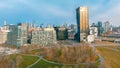 Aerial view of the modern skyline of downtown Toronto, Ontario, Canada Royalty Free Stock Photo