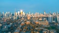 Aerial view of the modern skyline of downtown Toronto, Ontario, Canada Royalty Free Stock Photo