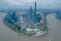 Skyline in Shanghai Royalty Free Stock Photo