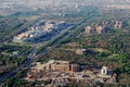 Aerial View MOdern South Delhi Area New Delhi INd Royalty Free Stock Photo