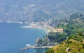 Aerial view of Monterosso Al Mare, Cinque Terre, Italy