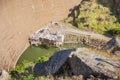 Aerial view of Monticello Dam, Napa Valley, California Royalty Free Stock Photo