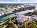 Aerial View of Montreal, Quebec, Canada Royalty Free Stock Photo