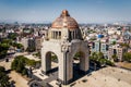 Aerial View of Monument to the Revolution in Mexico City, Mexico Royalty Free Stock Photo