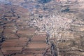 Aerial view of Morata de Tajuna town Royalty Free Stock Photo