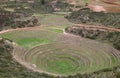 Aerial view of Moray in Peru