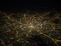 Aerial view of Moscow city