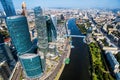 Aerial view of Moscow downtown