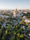 Aerial view of Moscow zoo