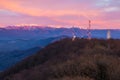 Aerial view of mountains of Sochi, Russia Royalty Free Stock Photo
