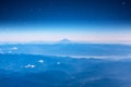 Aerial view of Mount Fuji