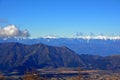 Aerial view from Mount Fuji. Morning shoot.