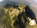 Aerial view of mountain