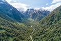 Aerial view of mountains of Carretera Austral Route - AysÃÂ©n, Chile