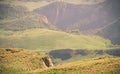 Aerial view Mountains Landscape Summer Royalty Free Stock Photo