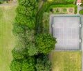 Aerial view of Muga Multi-use games area