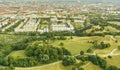 Aerial view of Munich, Bavaria, Germany Royalty Free Stock Photo