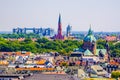 Aerial view of Munich from new town hall Munich, Bavaria, Germany...IMAGE Royalty Free Stock Photo