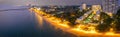 Aerial view of Na Jomtien, Pattaya City, Sattahip District, Chon Buri, Thailand Royalty Free Stock Photo