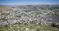 Aerial view of Nablus
