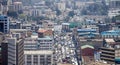 Aerial view of Nairobi, Kenya Royalty Free Stock Photo