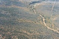 Aerial view Namibian landscape