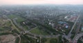 Aerial view of The Nanjing Yangtze River Bridge