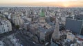 Aerial view of the National Congress of Argentina. Buenos Aires. Royalty Free Stock Photo