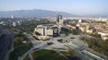 Aerial view of National Palace of Culture NDK, Sofia, Bulgaria