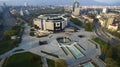 Aerial view of National Palace of Culture NDK, Sofia, Bulgaria