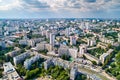 Aerial view of the National Technical University of Ukraine, also known as Igor Sikorsky Kyiv Polytechnic Institute